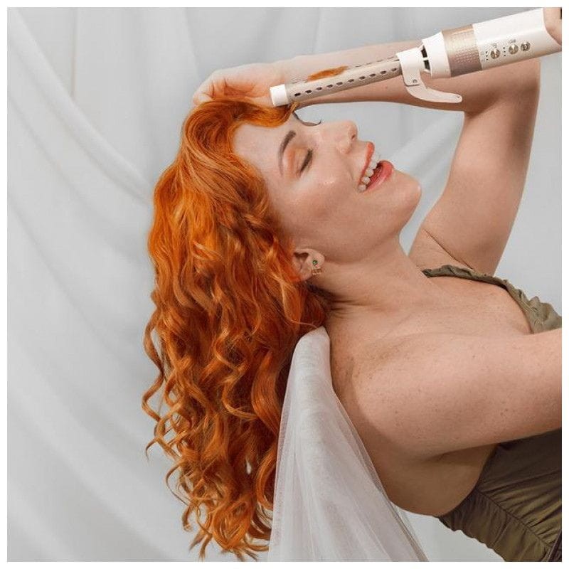 Moldeador multifunción Cecotec Bamba CeramicCare 14in1 AirGlam Champán - Ítem7