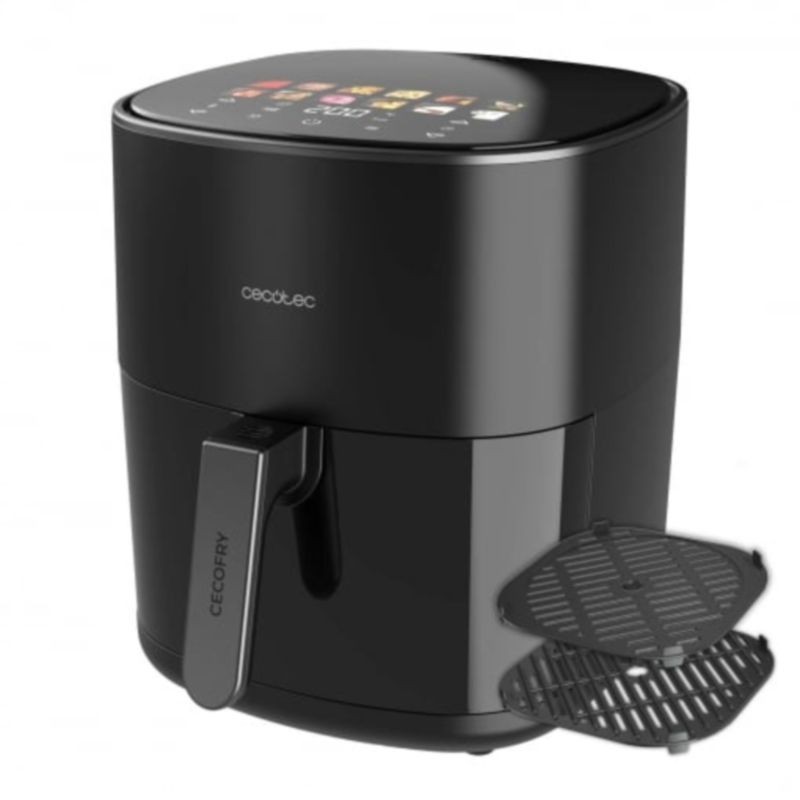 Cecotec Cecofry&Grill Duoheat 6500 6.5 L 2200 W Negro - Freidora de Aire - Ítem1
