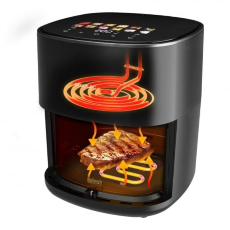 Cecotec Cecofry&Grill Duoheat 6500 6.5 L 2200 W Negro - Freidora de Aire - Ítem2