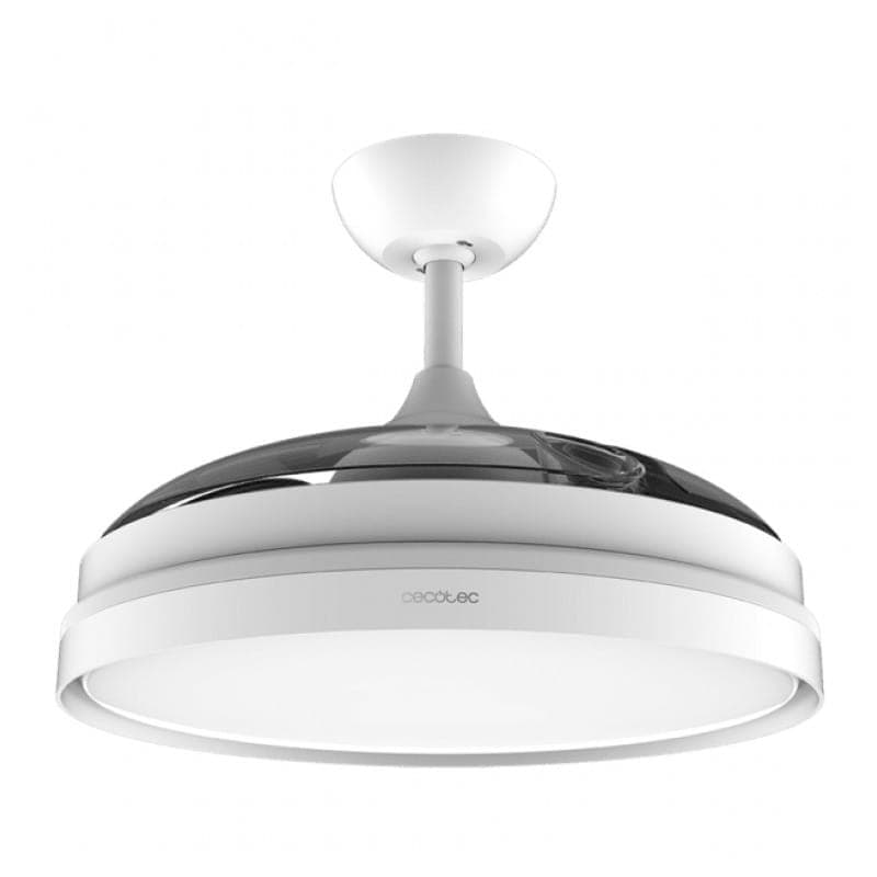 Cecotec EnergySilence Aero 4280 Invisible Blanco - Ventilador con las aspas plegadas