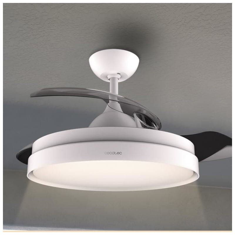 Cecotec EnergySilence Aero 4280 Invisible Blanco - Ventilador imagen iluminando