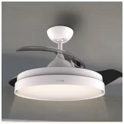 Cecotec EnergySilence Aero 4280 Invisible Blanco - Ventilador imagen iluminando