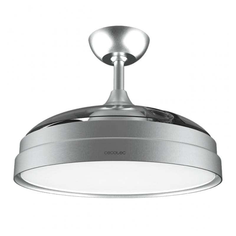 Cecotec EnergySilence Aero 4280 Gris - Ventilador de techo imagen con las aspas plegadas