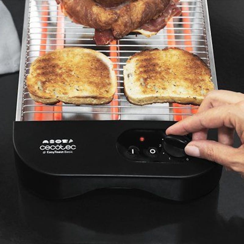 Cecotec Turbo EasyToast Basic - Torradeira Plana Preta - Item2