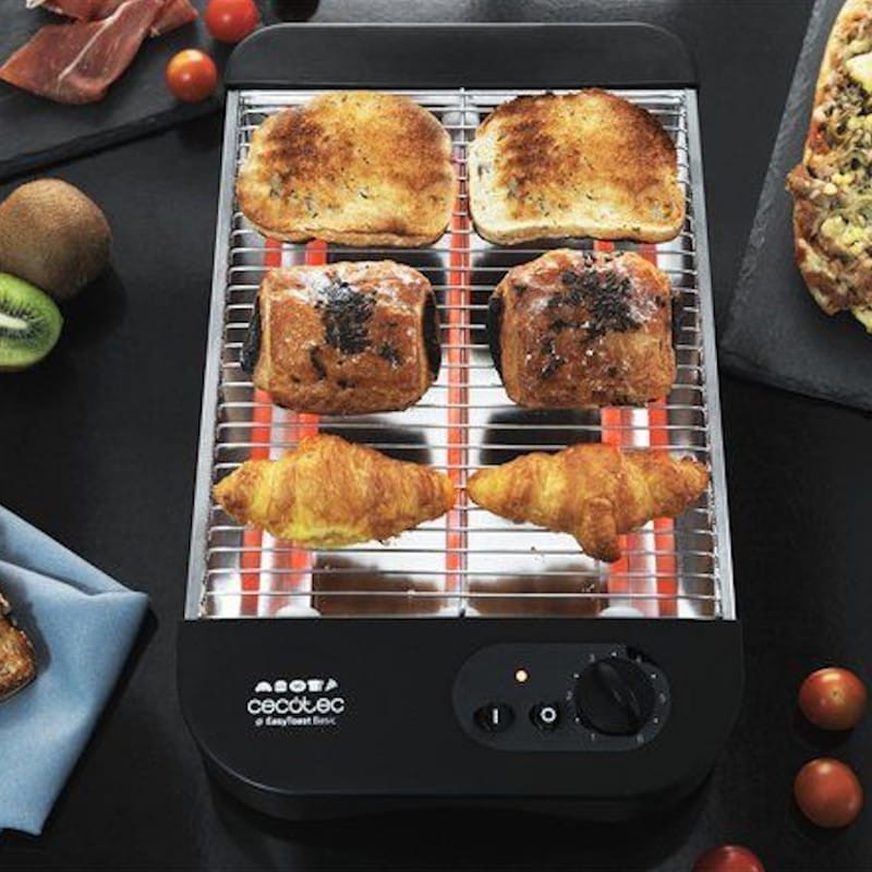 Cecotec Turbo EasyToast Basic - Torradeira Plana Preta - Item3
