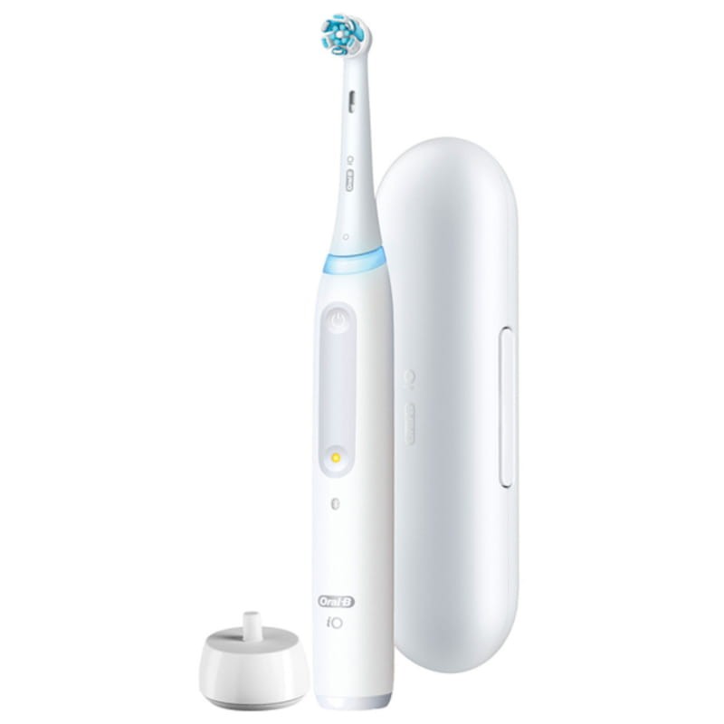 Oral-B iO Series 5 Cepillo de dientes eléctrico con (1) cabezal de cepillo,  recargable, color blanco