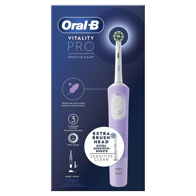 Braun Oral-B Vitality Pro - Escova de dentes elétrica violeta - Item3