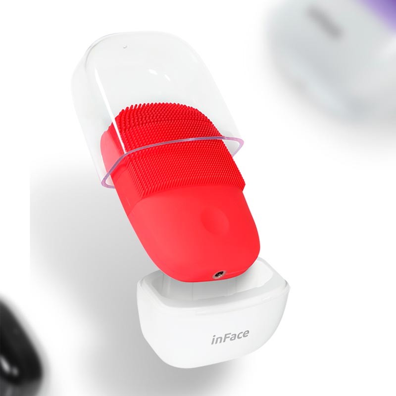 Cepillo Facial Xiaomi InFace Sonic Clean Pro Rojo - Ítem6