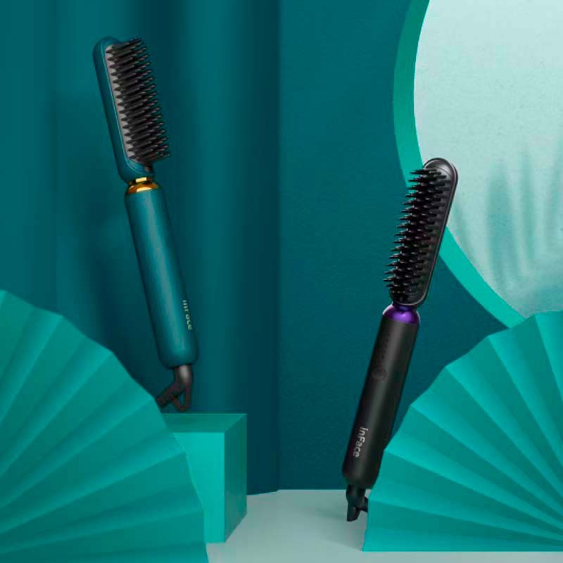 Escova Modeladora Xiaomi InFace ION Hairbrush em cor preto - Item7