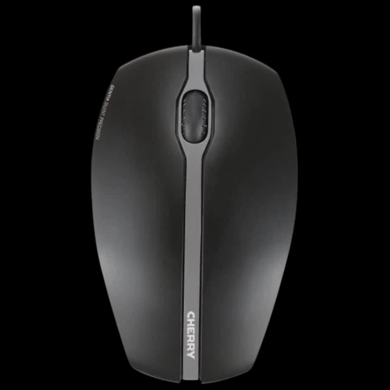 CHERRY Gentix Silent USB Negro - Ratón inalámbrico - 1000 DPI