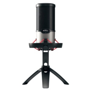 CHERRY UM 6.0 ADVANCED USB Noir/Argent - Microphone de streaming USB