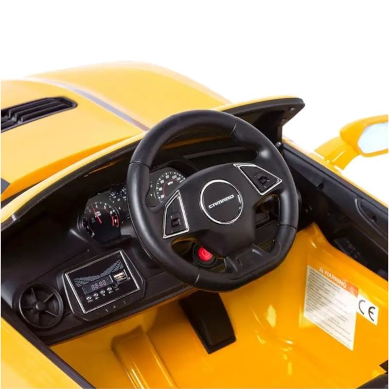 Chevrolet Camaro 2SS 12V Amarillo - Coche eléctrico para niños - Ítem10