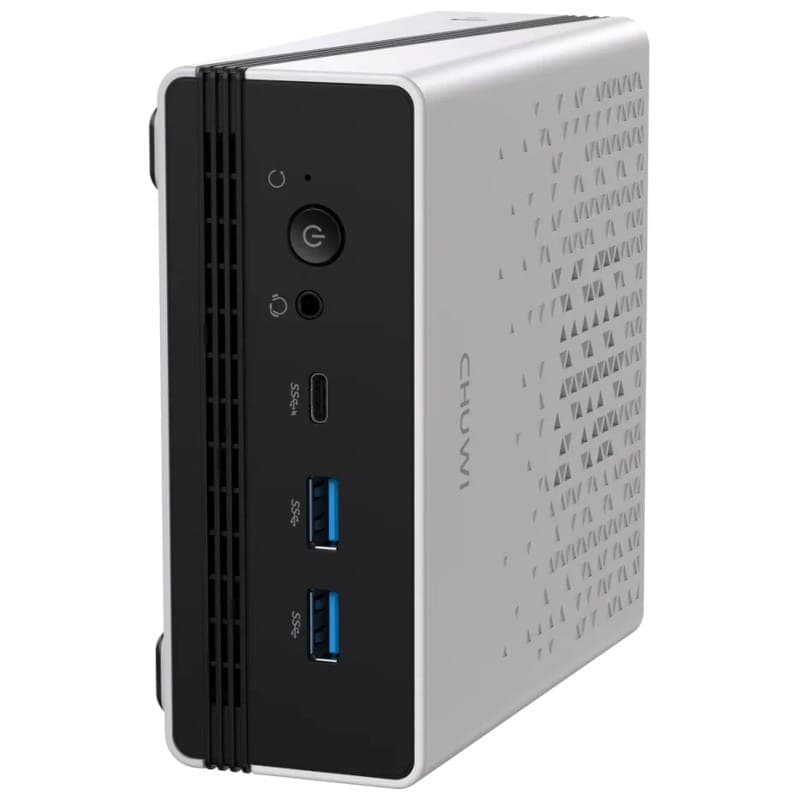 Adaptável Chuwi UBox Ryzen 5-6600H/16GB DDR5/512GB SSD/W11 Pro Prata - Mini PC