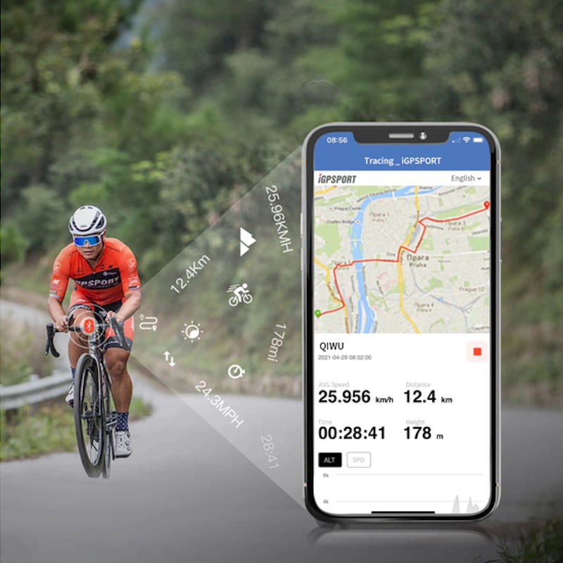 Compteur de Vélo iGPSPORT IGS320 GPS ANT+ IPX7 - Ítem5