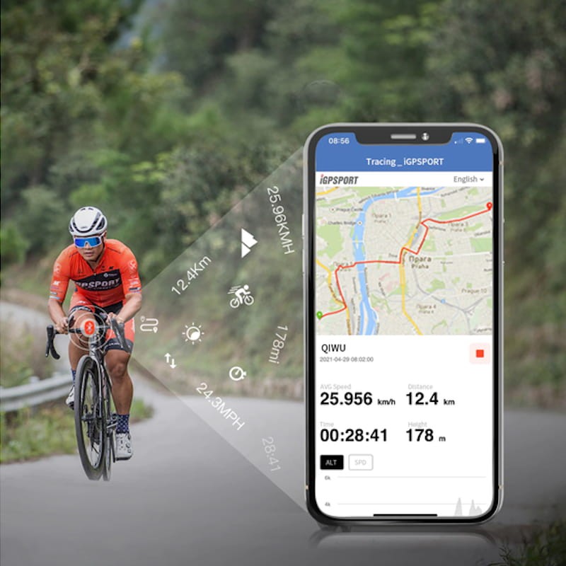 Ciclocomputador iGPSPORT IGS320 GPS ANT+ IPX7 - Ítem5