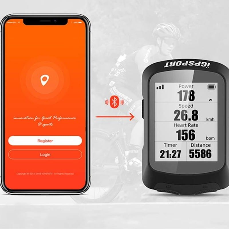 Compteur vélo iGPSPORT IGS520 Dual GPS ANT+ Bluetooth IPX7 - Ítem4