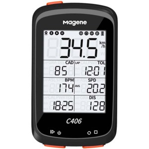 Compteur-GPS de vélo Magene C406 avec GPS et ANT+