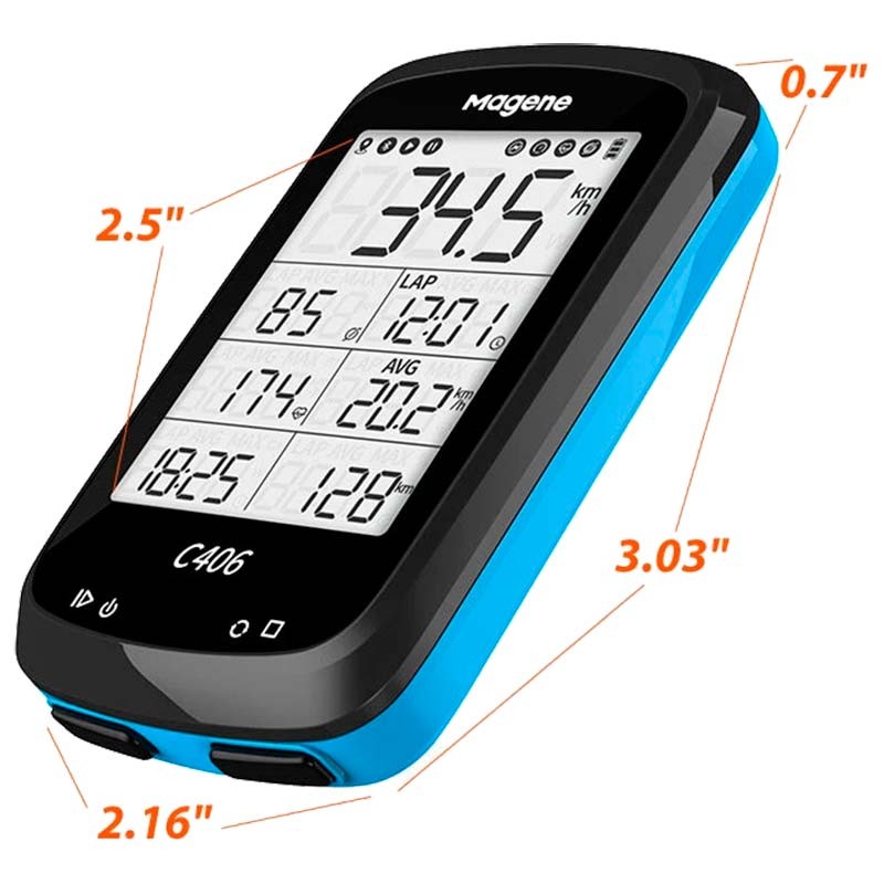 Ciclocomputador Magene C406 com GPS e ANT+ - Item3