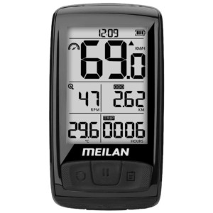 MEILAN M3 Mini GPS bicicleta computadora y soporte extendido hacia fuera  delantero bicicleta