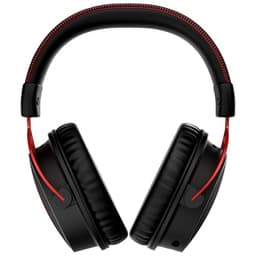 HyperX Cloud Alpha Black and Red - Imagem frontal de auscultadores para jogos sem fios