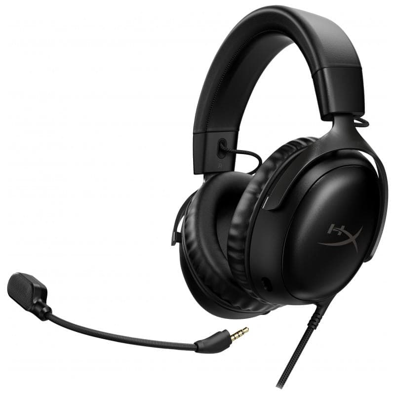 HyperX Cloud III Black - Imagem de auscultadores para jogos sem microfone