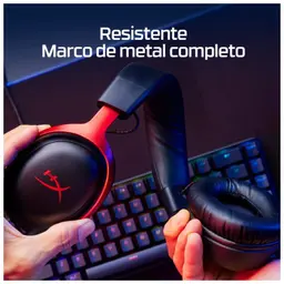 HyperX Cloud III Noir et Rouge - Casque de jeu robuste