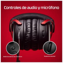 HyperX Cloud III Noir et rouge - Image des commandes du casque gaming