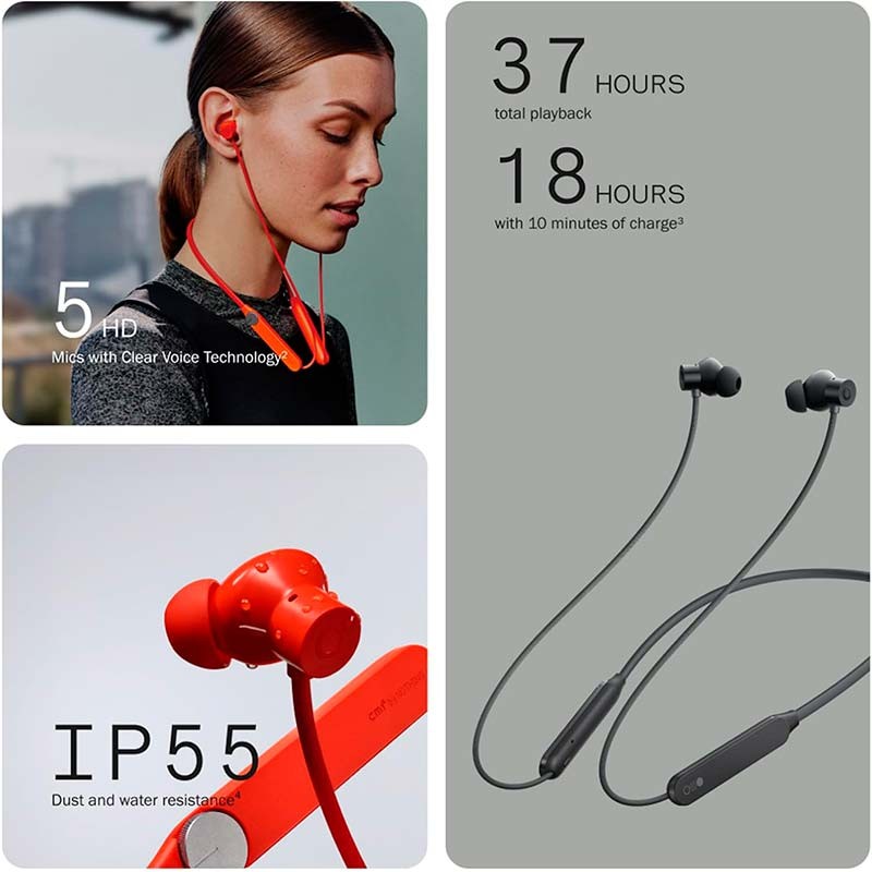 CMF by Nothing Neckband Pro Cinzento Claro com cancelamento de ruído (ANC) - Auriculares Bluetooth - Item3