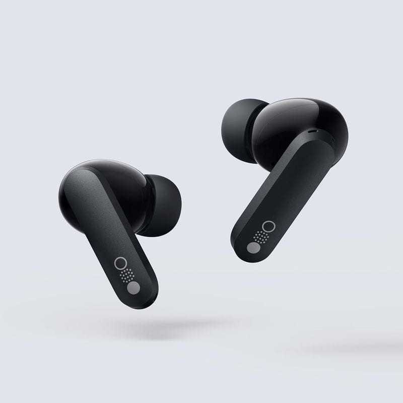 KVIDIO Auriculares con cancelación activa de ruido, auriculares Bluetooth  de 65 horas de reproducción con micrófono, modo de transparencia, graves