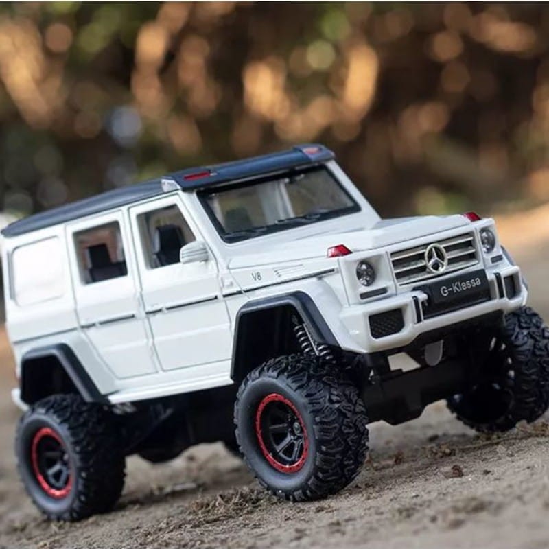 Voiture Die-Cast CZ27 1/32 Mercedes Benz G500 Blanche - Ítem5