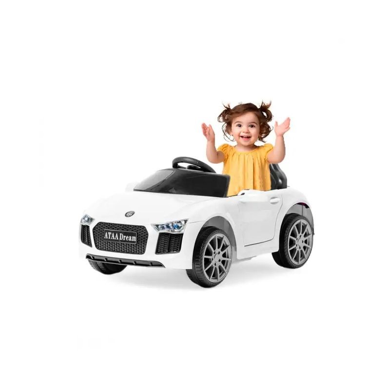 Carro Dream 6V Branco - Carro elétrico para crianças - Item1