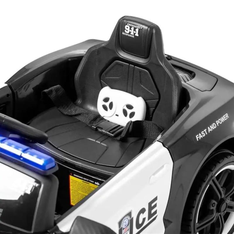 Voiture Police 12V Noir - Voiture électrique pour enfants - Ítem11