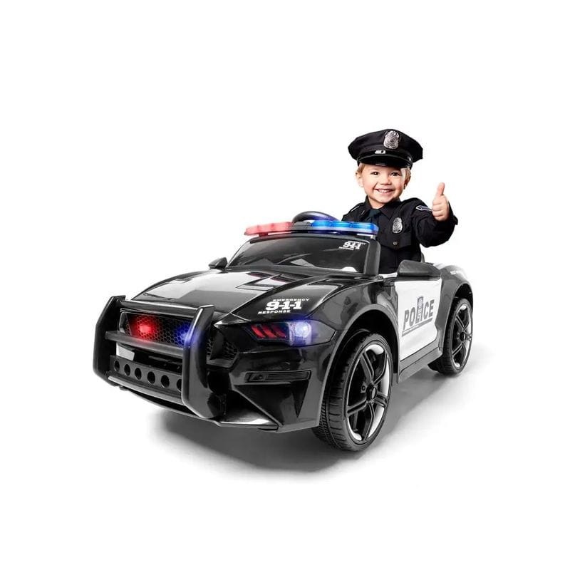 Voiture Police 12V Noir - Voiture électrique pour enfants - Ítem1