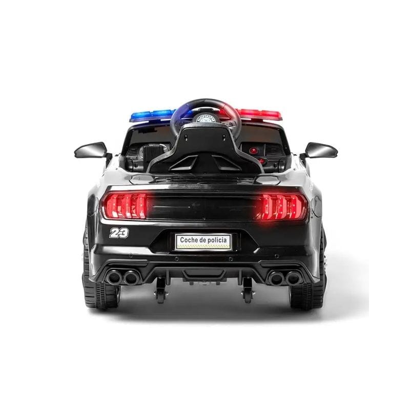 Voiture Police 12V Noir - Voiture électrique pour enfants - Ítem5
