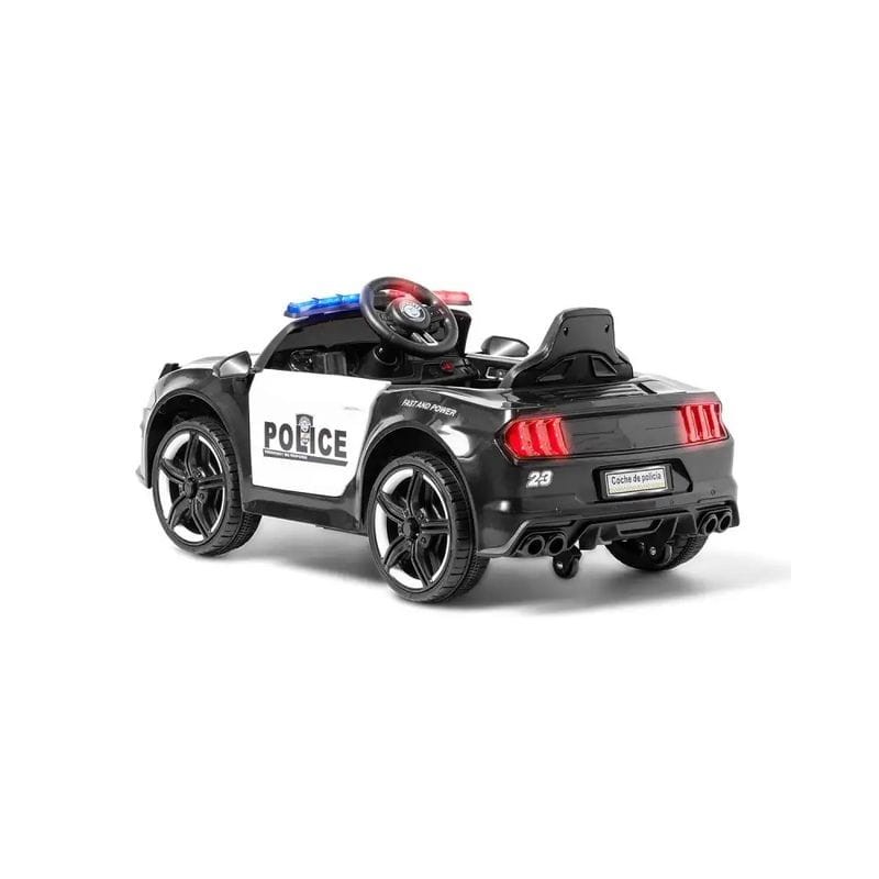 Voiture Police 12V Noir - Voiture électrique pour enfants - Ítem6