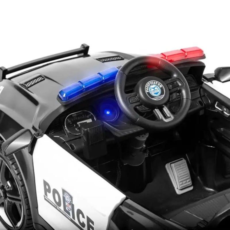 Voiture Police 12V Noir - Voiture électrique pour enfants - Ítem8
