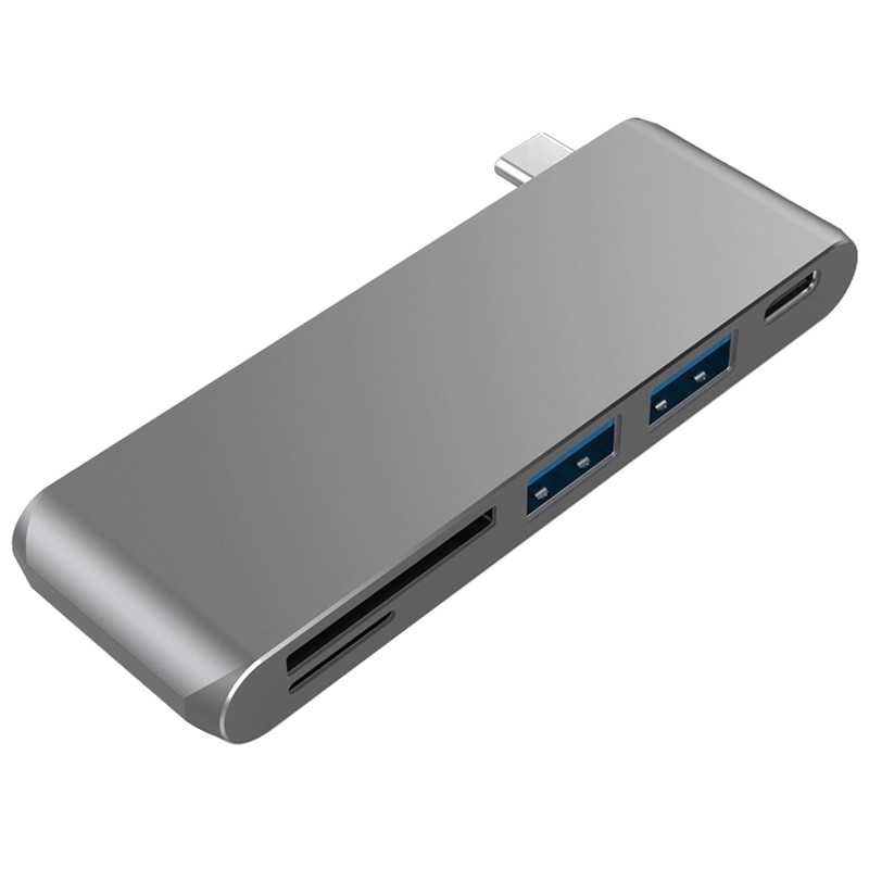 Coeven Hub USB Tipo C para 2 x USB 3.0 / Slot Cartões SD – MicroSD / 1 x USB Tipo C