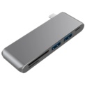 Coeven Hub USB Tipo C para 2 x USB 3.0 / Slot Cartões SD – MicroSD / 1 x USB Tipo C - Item