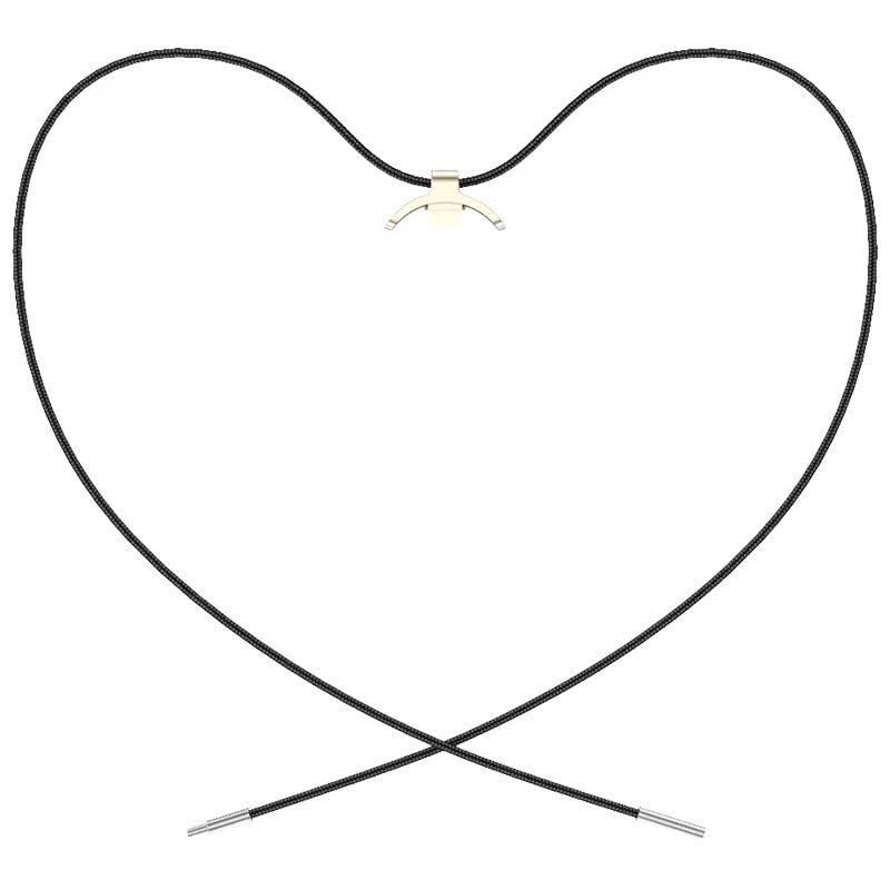Pendentif Xiaomi Smart Band 8 Adaptateur Métallique et Collier Noir - Ítem