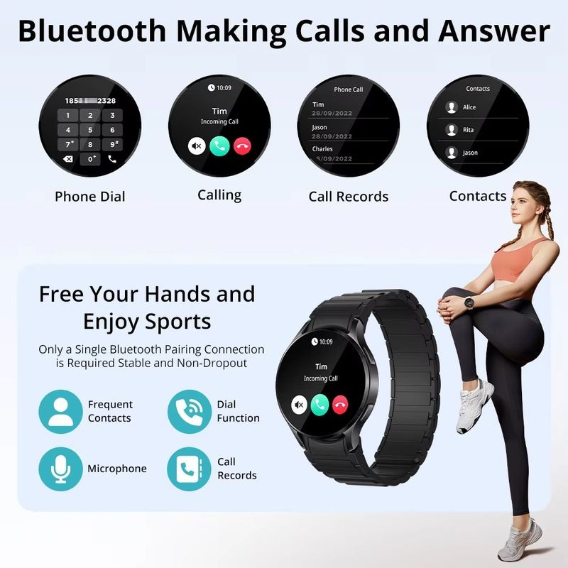 Colmi I28 Ultra Bracelet Megnétique Noir - Montre intelligente - Ítem4