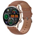 Colmi i30 Or avec Bracelet en Cuir Marron Camel - Montre Intelligente - Ítem