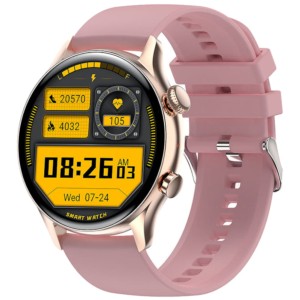 Colmi i30 Gold with Pink Silicone Strap - Smart Watch