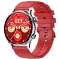 Colmi i30 Argent avec Bracelet en Silicone Rouge - Montre Intelligente - Ítem