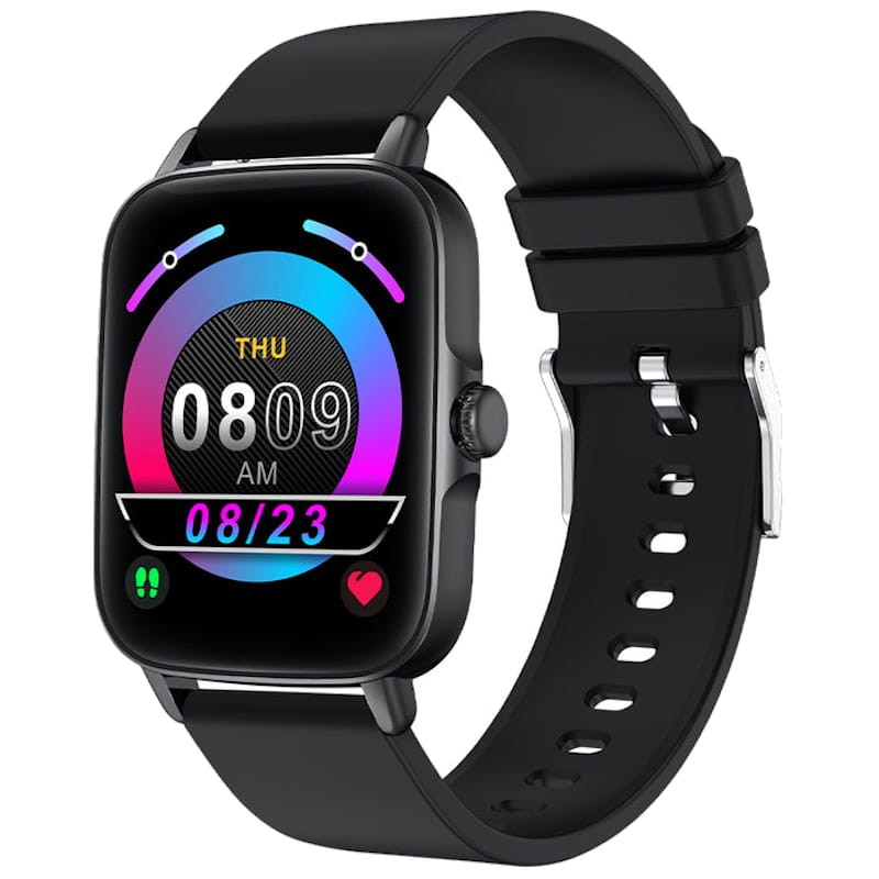 Colmi P28 Negro Correa Silicona Negra - Reloj inteligente