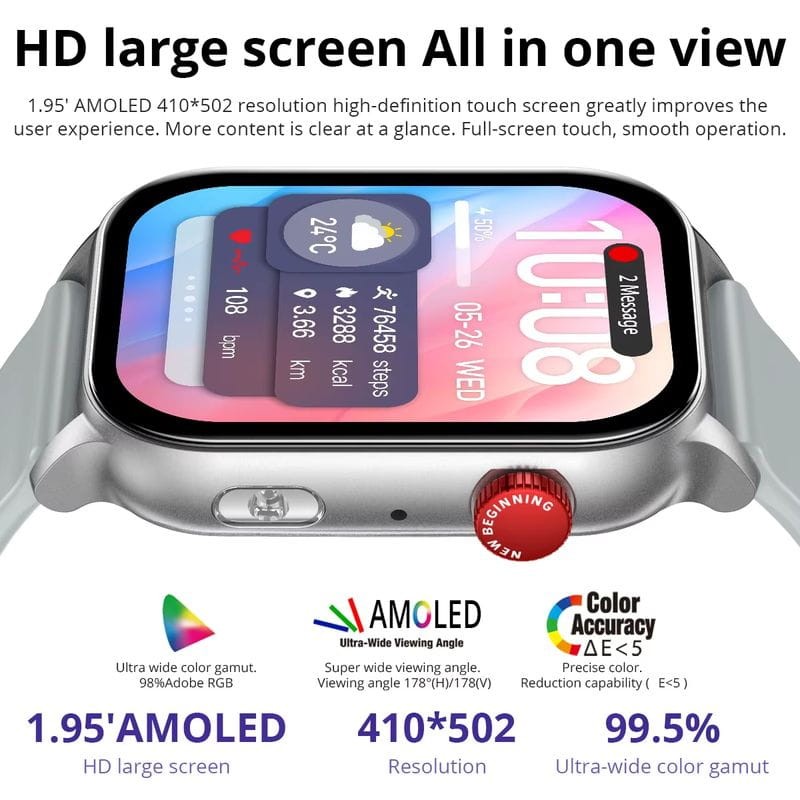 Colmi P78 Oro - Reloj inteligente - Ítem2