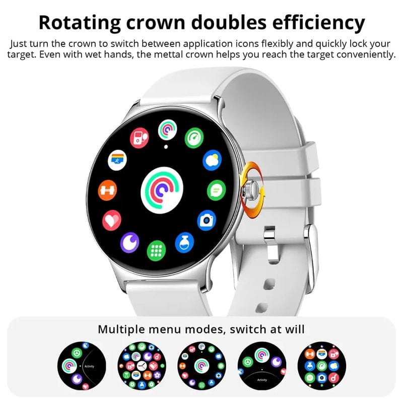 Colmi V89 Correa de Metal Negro - Reloj Inteligente - Ítem2