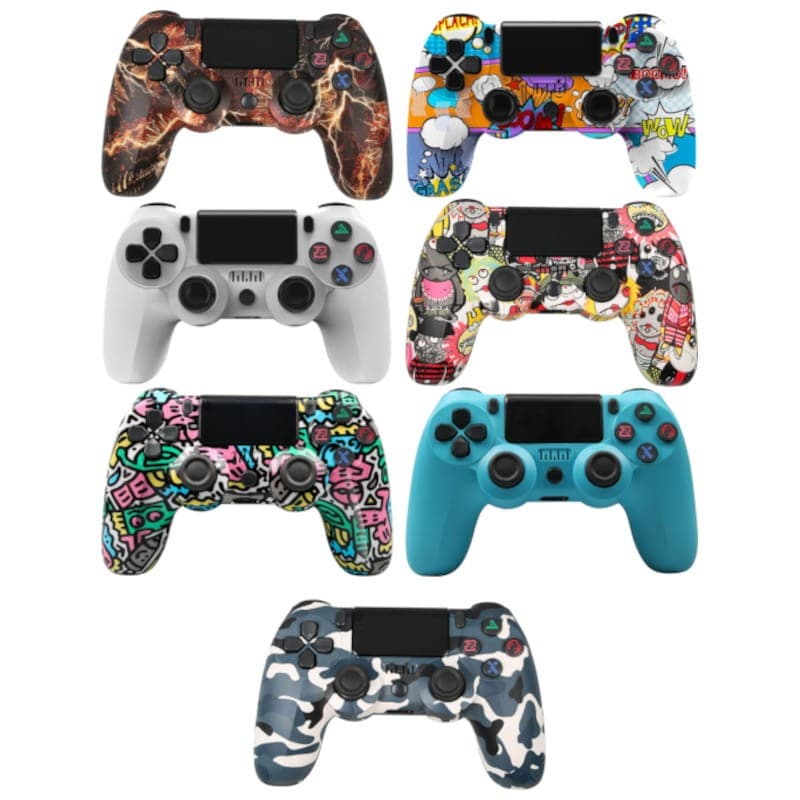 Cores de Controlador PS4 Powergaming V2 Branco