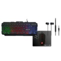 Kit Membrane Keyboard + G-LAB Helium USB Gaming Mouse with RGB LED Light - 3200 DPI - Item
