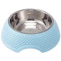 Alimentador para Animais de Estimação em Aço Inoxidável Azul - Item