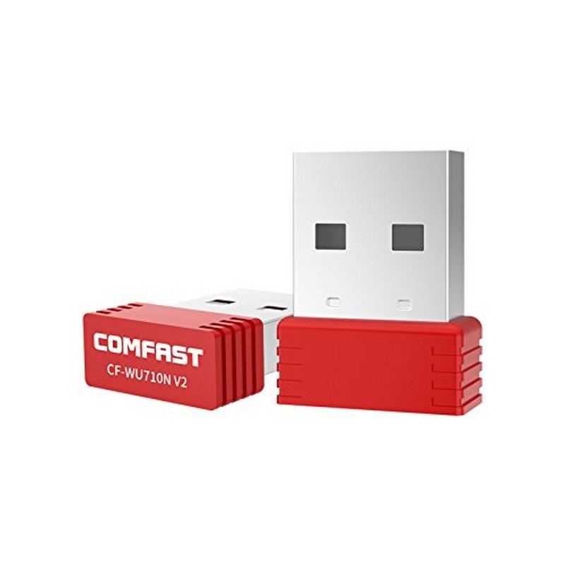 COMFAST CF-WU710N V2 Adaptador WiFi; color rojo